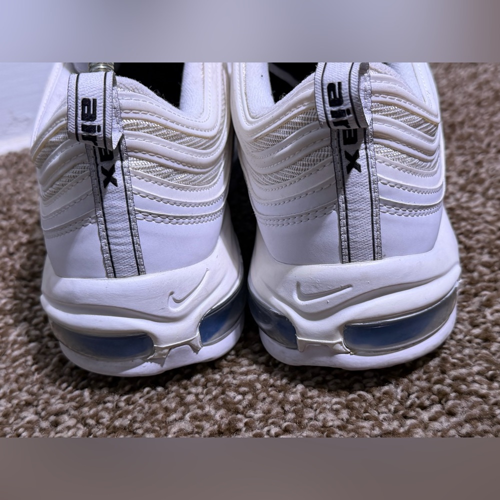 Nike Air Max 97 By You White Marina Blue DJ3181-991 Men's Size 13 - Picture 4 of 11